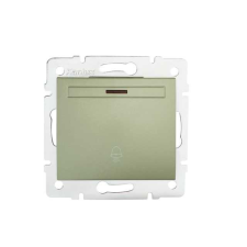 KANLUX 25016 DOMO 01-1080-250 Jelzőfényes csengő nyomókapcsoló 10AX - 250V~ villanyszerelés