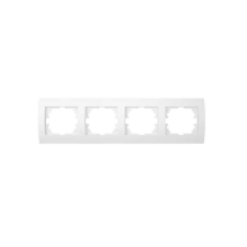 KANLUX 25120 LOGI 02-1490-002 fehér négyes keret, vízszintes villanyszerelés