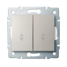KANLUX 25133 LOGI 02-1060-103 Dupla alternatív kapcsoló 10AX - 250V~ villanyszerelés