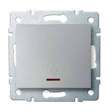 KANLUX 25194 LOGI 02-1080-143 Jelzőfényes csengő nyomókapcsoló 10AX - 250V~ villanyszerelés