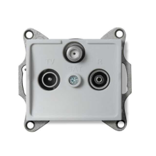 KANLUX 25220 LOGI 02-1340-043 Antenna csatlakozó TV/R/SAT aljzat átmenő villanyszerelés