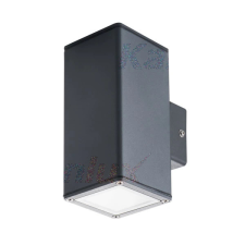 KANLUX 29001 GORI EL 235 D kültéri kerti lámpa antracit színben, oldalfali, GU10 foglalat, 2x max 35W teljesítmény, IP44 védettséggel, 220-240 V (Kanlux_29001) kültéri világítás