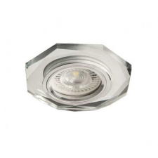 KANLUX Beépíthető spot keret , lámpatest , GU10 vagy MR16 , üveg , ezüst , MORTA izzó