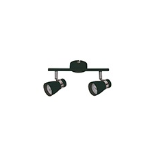 KANLUX Enali EL-21B mennyezeti 2-es spot lámpatest (GU10) fekete világítás