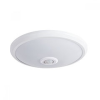 KANLUX Fogler mennyezeti LED lámpa, mozgásérzékelős, kör alakú (14W/800lm) fehér