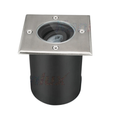 KANLUX Kerti lámpa földre szerelhető BERG AD GU10 IP67 négyzet alakú ezüst Kanlux kültéri világítás