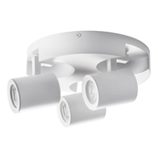 KANLUX LAURIN EL-3O mennyezeti lámpatest (GU10 izzóhoz) fehér világítás