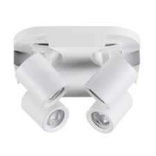 KANLUX LAURIN EL-4O mennyezeti lámpatest (GU10 izzóhoz) fehér világítás