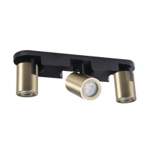 KANLUX Laurin Kanlux állítható LED GU10 kerek fekete-arany fali mennyezeti lámpa világítás