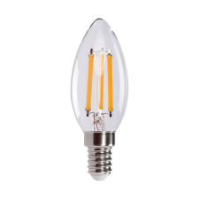 KANLUX LED izzó XLED GYERTYA E14 C35 6W 806lm 2700K meleg izzószál KANLUX izzó
