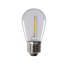 KANLUX LED lámpa , égő , izzószálas hatás , filament , kültéri , kék , E27 , 0.9 Watt , KANLUX izzó