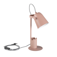 KANLUX LED lámpatest , asztali , kapcsolóval , telefontartóval , E27 , rózsaszín , Kanlux , Raibo világítás