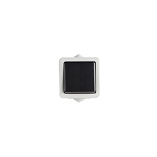 KANLUX TEKNO - Kapcsoló, egy pólusú, fekete, IP54 villanyszerelés