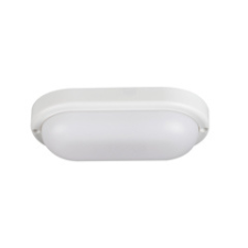 KANLUX TOLU ovális IP54 kültéri mennyezeti-oldalfali LED lámpa, fehér (6W/420lm) természetes fehér kültéri világítás