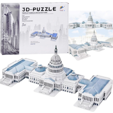 Kapitolium 3D puzzle, 132 darabos készlet puzzle, kirakós