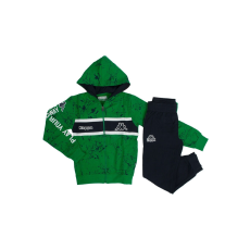 Kappa Fiú tréningruha Kappa 8031T0027 140 CM 10 év Zöld | Fekete