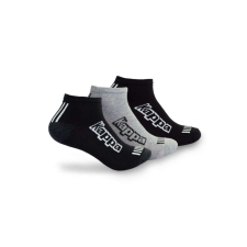 Kappa sneaker zokni 3 pár 39-42 fekete, fekete, szürke 3114TWW-A0T-39 férfi zokni