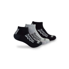 Kappa sneaker zokni 3 pár 43-46 fekete, fekete, szürke 3114TWW-A0T-43
