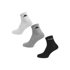 Kappa zokni 3 pár 36-41 fekete, fehér, szürke 304VLF0-907-36