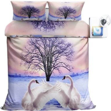 KAPTAN Bed Linen 3D Swans (01-05-0076-45-01-020) lakástextília