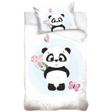 KAPTAN Cute Panda Crib Bed Linen (554788-020) lakástextília