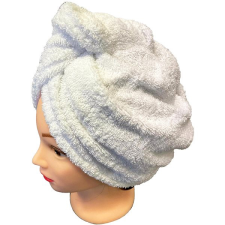 KAPTAN Rychleschnoucí froté turban na vlasy, bílý lakástextília