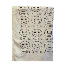 KAPTAN Rychleschnoucí osuška Smile 70 × 140 cm, béžová lakástextília