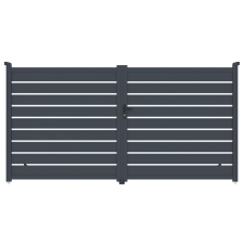  Kapu G21 Reno 350x176 cm kétszárnyú, antracit színű kerti bútor