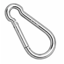  KARABINER TŰZOLTÓ FOGAS 8CM. nyakörv, póráz, hám kutyáknak