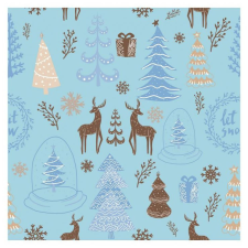 Karácsony i Hello Winter szalvéta 20 db-os 33x33 cm party kellék