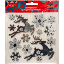 Karácsony Silver csillámos matrica matrica