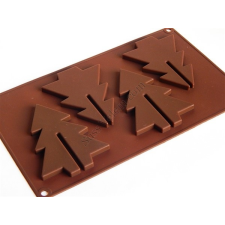  Karácsonyfa alakú szilikon csokoládé forma sütés és főzés