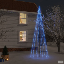  Karácsonyfa cövekkel 732 kék LED-del 500 cm műfenyő