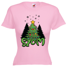  Karácsonyfa - SZOM - Karácsonyi Női Póló női póló