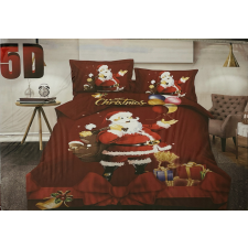 Karácsonyi 5 D ágynemű garnitúra 3 részes karácsonyi textilia