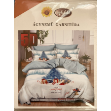  Karácsonyi 5 D ágynemű garnitúra 7 részes lakástextília