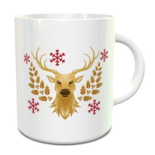  Karácsonyi ajándék - Bögre karácsonyra rénszarvas mintával bögrék, csészék
