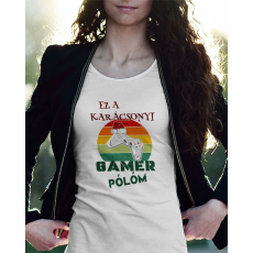  Karácsonyi ajándék - Gamer női póló