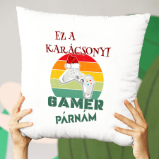 Karácsonyi ajándék - Gamer párna lakástextília