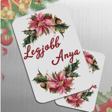  Karácsonyi ajándék - Legjobb anya hűtőmágnes hűtőmágnes