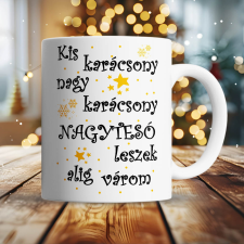  Karácsonyi ajándék - Nagytesó leszek bögre bögrék, csészék