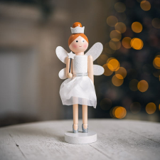 Karácsonyi angyal figura 25 cm – 2 féle karácsonyi dekoráció