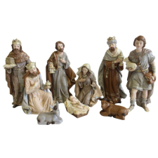  Karácsonyi Betlehem 9 figura 4-18cm karácsonyi dekoráció