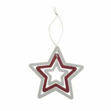  Karácsonyi dísz fa csillag alakú karácsonyfadísz