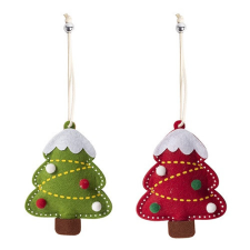  Karácsonyi dísz filc akasztóval fenyőfa dekorációs kellék