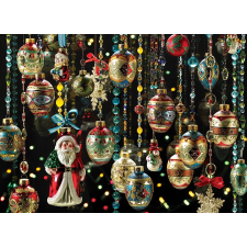 KARÁCSONYI DÍSZEK Puzzle 1000 Darabos puzzle, kirakós