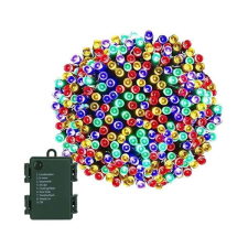 Karácsonyi elmes fényfüzér , 5 méteres, 50 LED, 8 programmal - Színes karácsonyfa izzósor