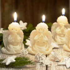  Karácsonyi Gyertya - Mini Angyalok gyertya