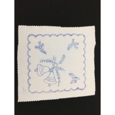 Karácsonyi kézimunka terítő 20x20 cm 6 karácsonyi textilia