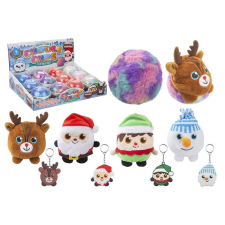  Karácsonyi kifordítható plüssgolyó, 9 cm puzzle, kirakós